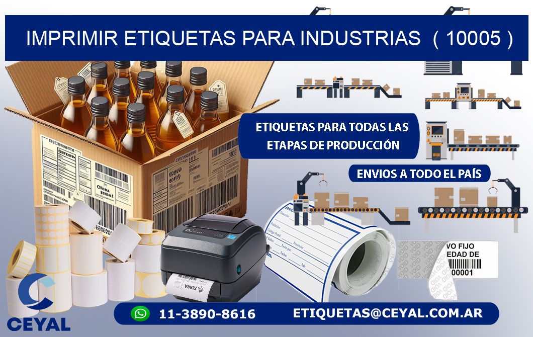 imprimir etiquetas para industrias  ( 10005 )