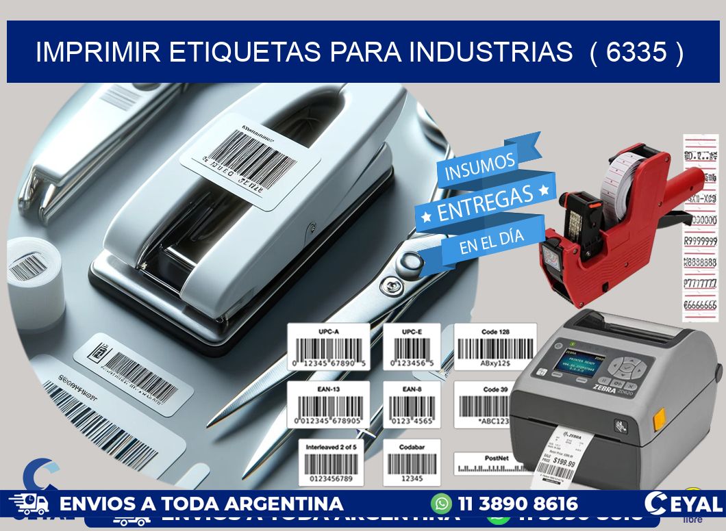 imprimir etiquetas para industrias  ( 6335 )