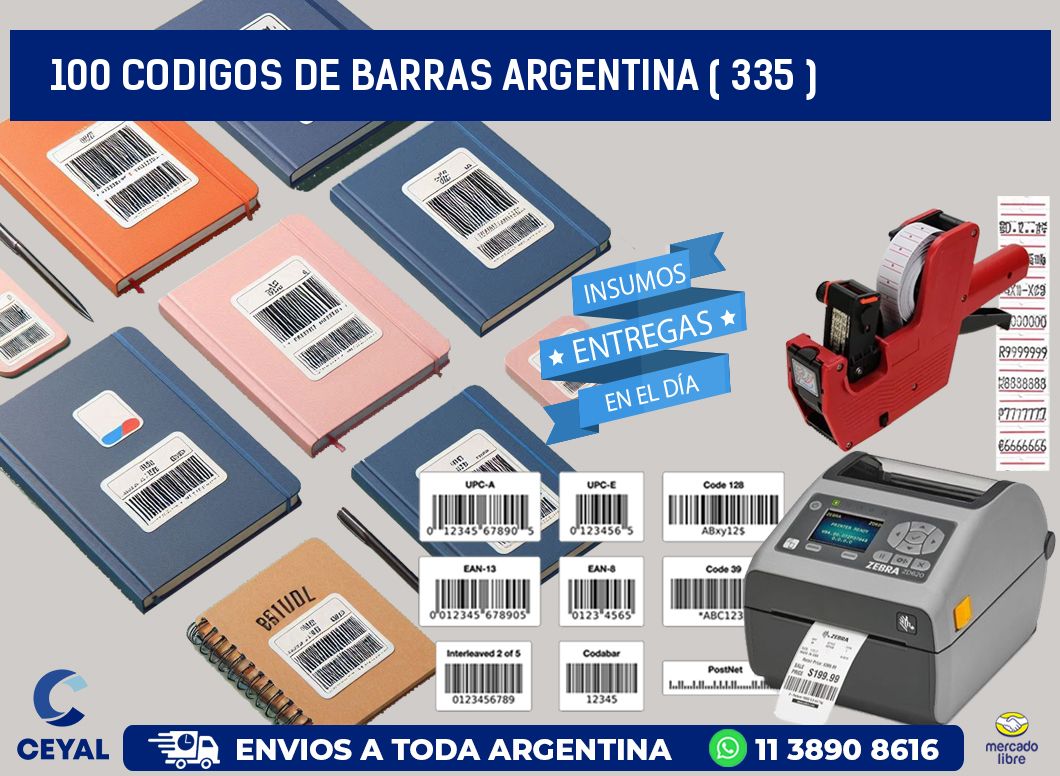 100 codigos de barras argentina ( 335 )