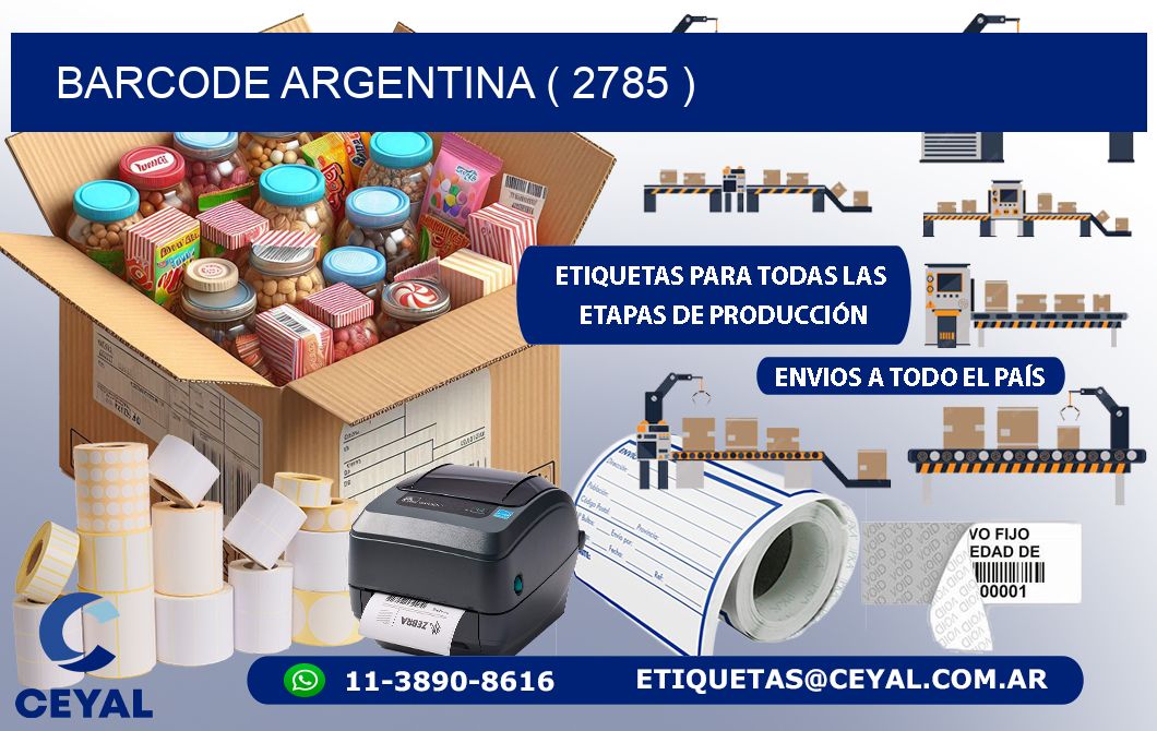 BARCODE ARGENTINA ( 2785 )