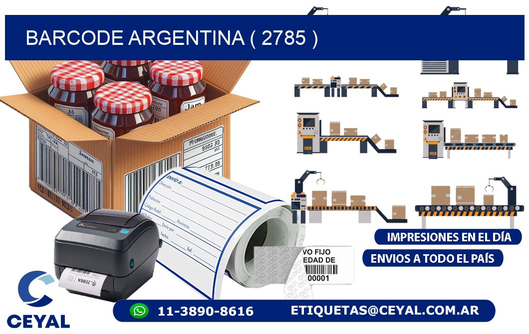 BARCODE ARGENTINA ( 2785 )