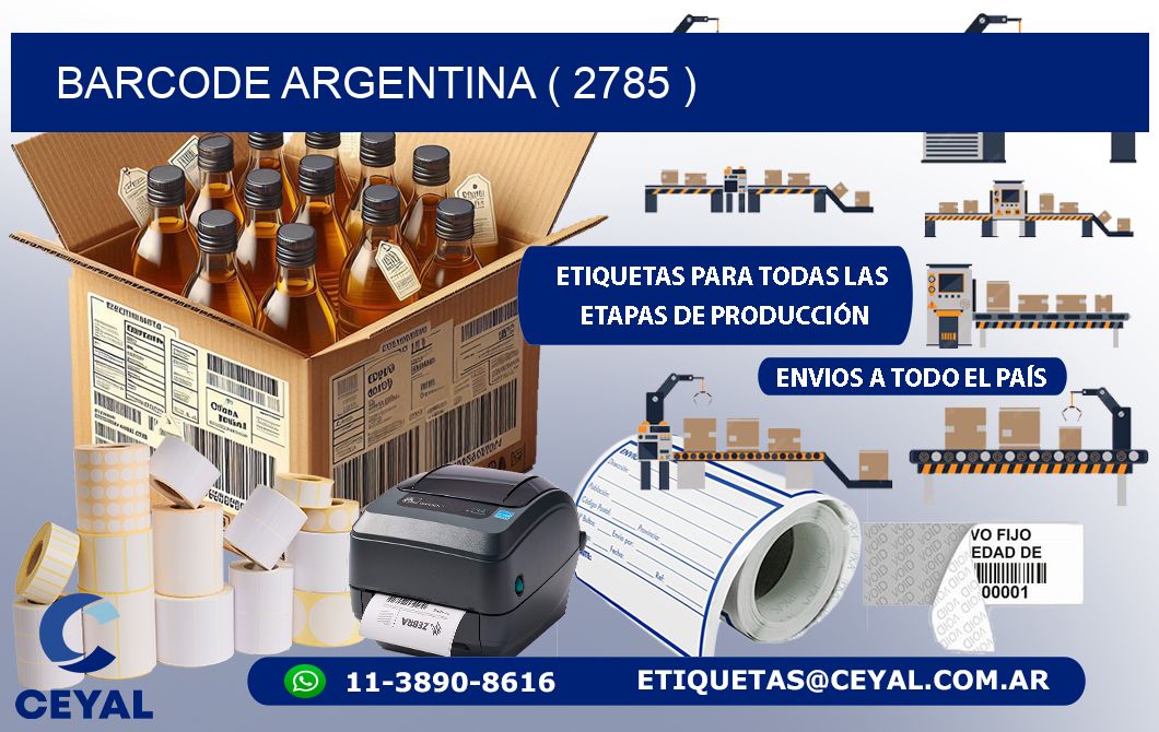 BARCODE ARGENTINA ( 2785 )