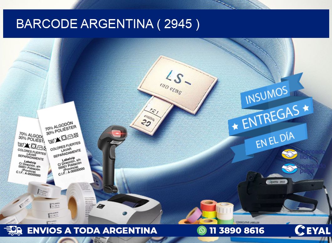 BARCODE ARGENTINA ( 2945 )