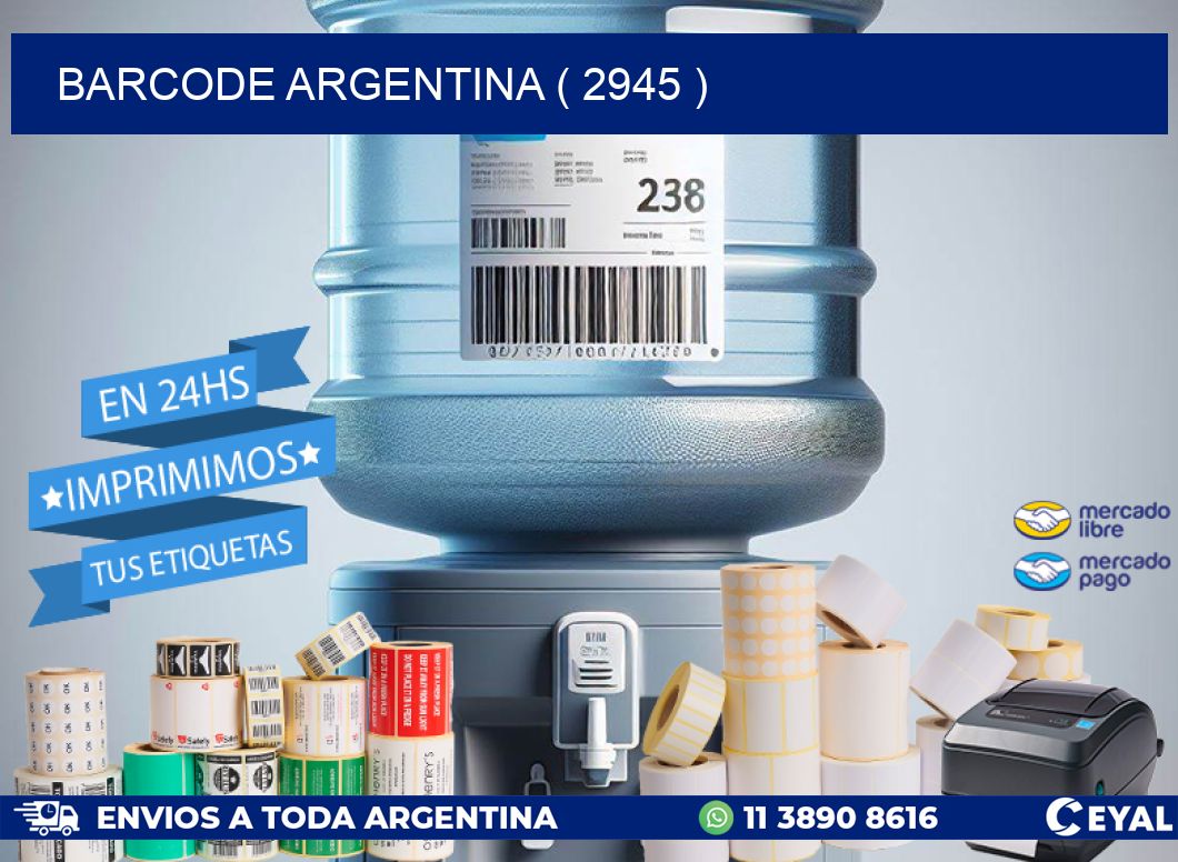 BARCODE ARGENTINA ( 2945 )