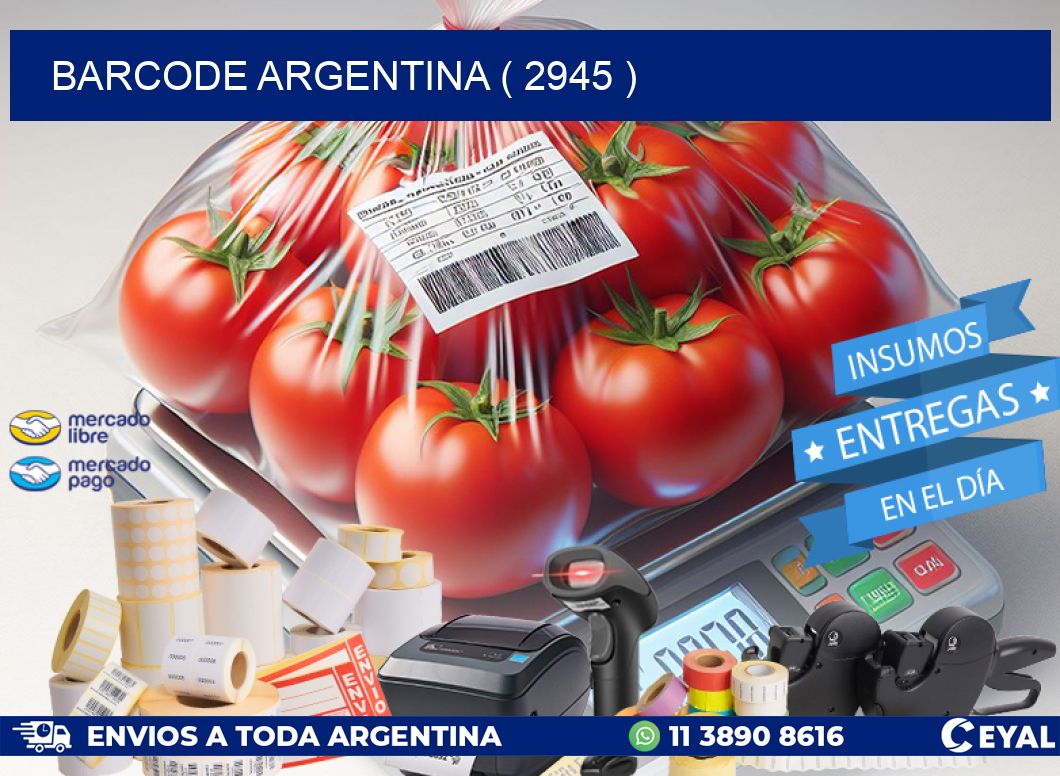 BARCODE ARGENTINA ( 2945 )