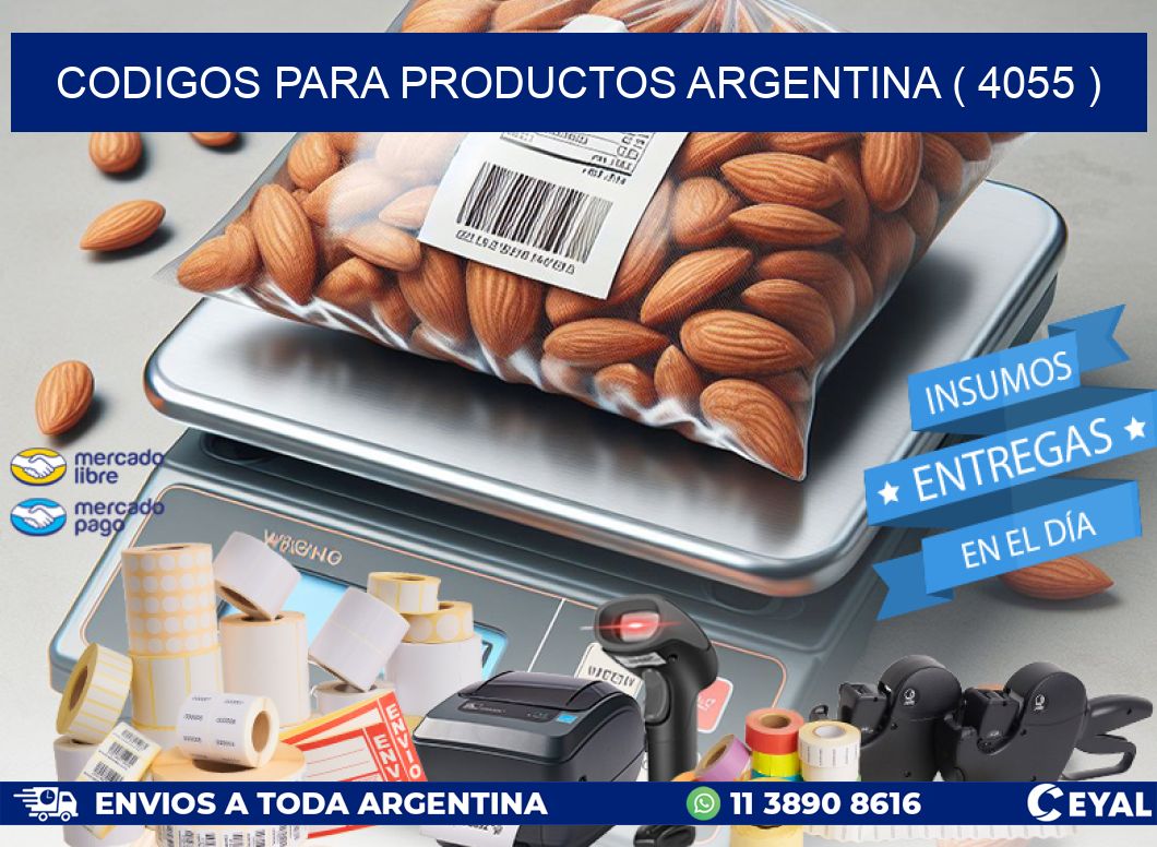 CODIGOS PARA PRODUCTOS ARGENTINA ( 4055 )