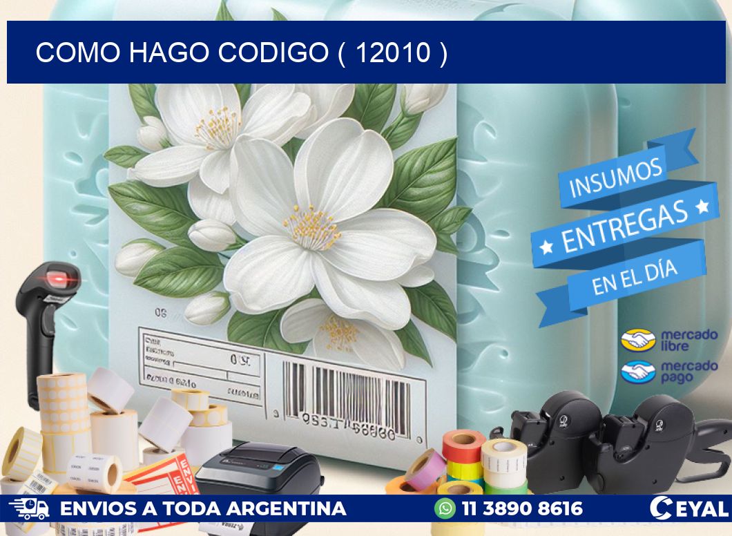 COMO HAGO CODIGO ( 12010 )