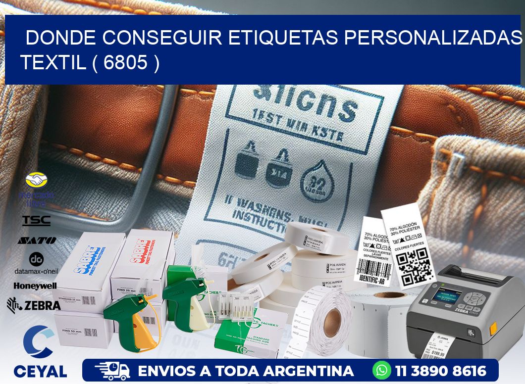 DONDE CONSEGUIR ETIQUETAS PERSONALIZADAS TEXTIL ( 6805 )