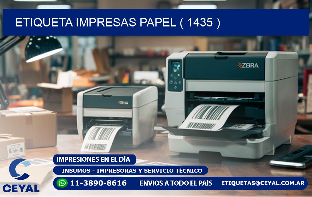 ETIQUETA IMPRESAS PAPEL ( 1435 )