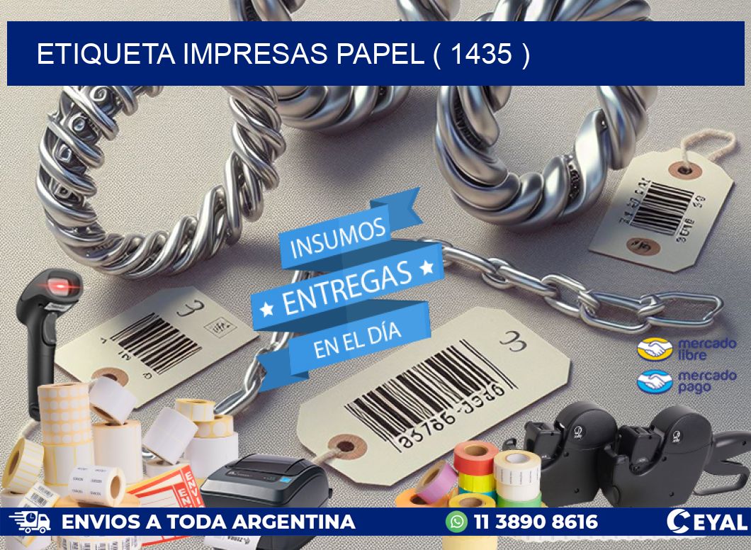 ETIQUETA IMPRESAS PAPEL ( 1435 )