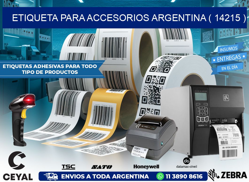 ETIQUETA PARA ACCESORIOS ARGENTINA ( 14215 )