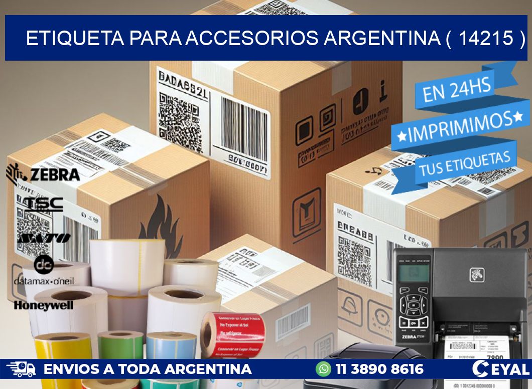 ETIQUETA PARA ACCESORIOS ARGENTINA ( 14215 )