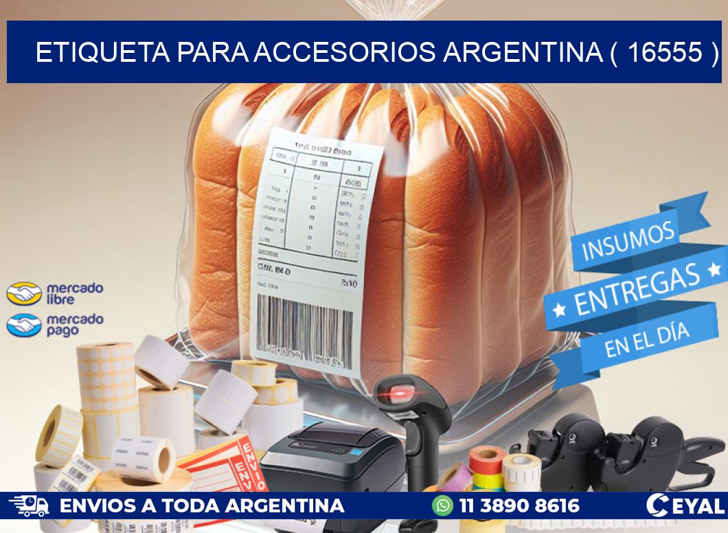 ETIQUETA PARA ACCESORIOS ARGENTINA ( 16555 )