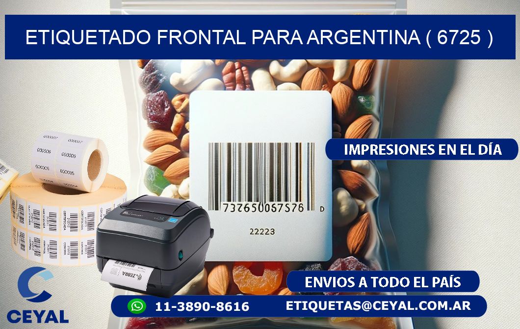 ETIQUETADO FRONTAL PARA ARGENTINA ( 6725 )