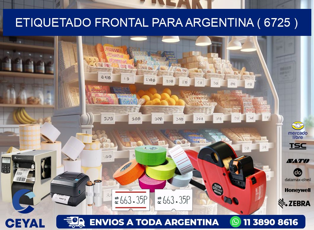 ETIQUETADO FRONTAL PARA ARGENTINA ( 6725 )