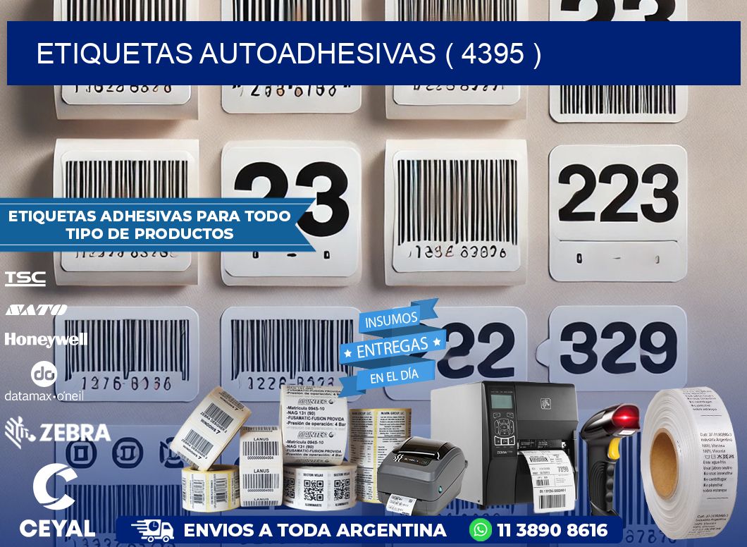 ETIQUETAS AUTOADHESIVAS ( 4395 )