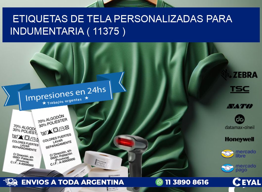 ETIQUETAS DE TELA PERSONALIZADAS PARA INDUMENTARIA ( 11375 )