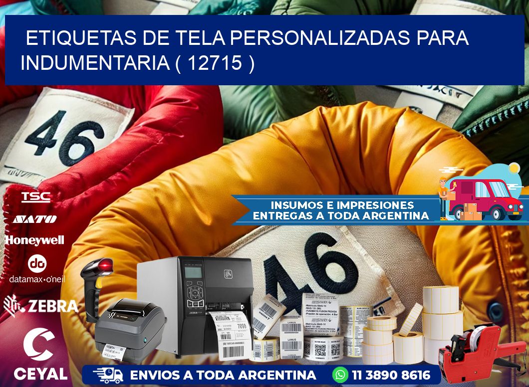 ETIQUETAS DE TELA PERSONALIZADAS PARA INDUMENTARIA ( 12715 )