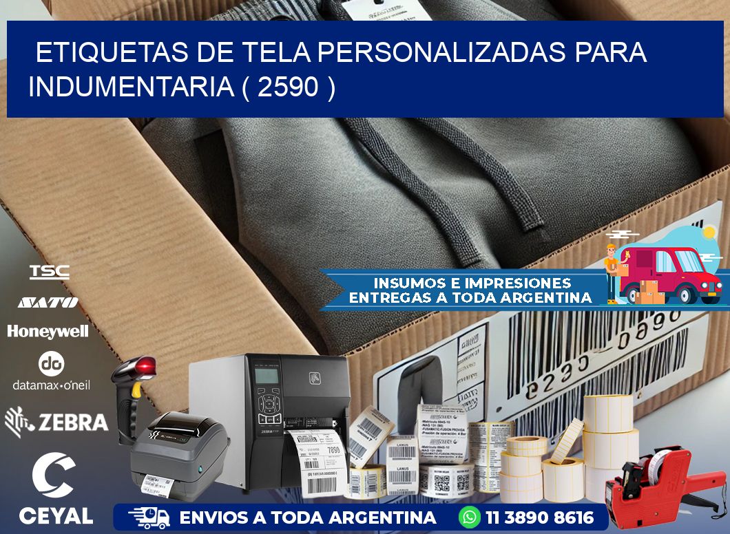 ETIQUETAS DE TELA PERSONALIZADAS PARA INDUMENTARIA ( 2590 )