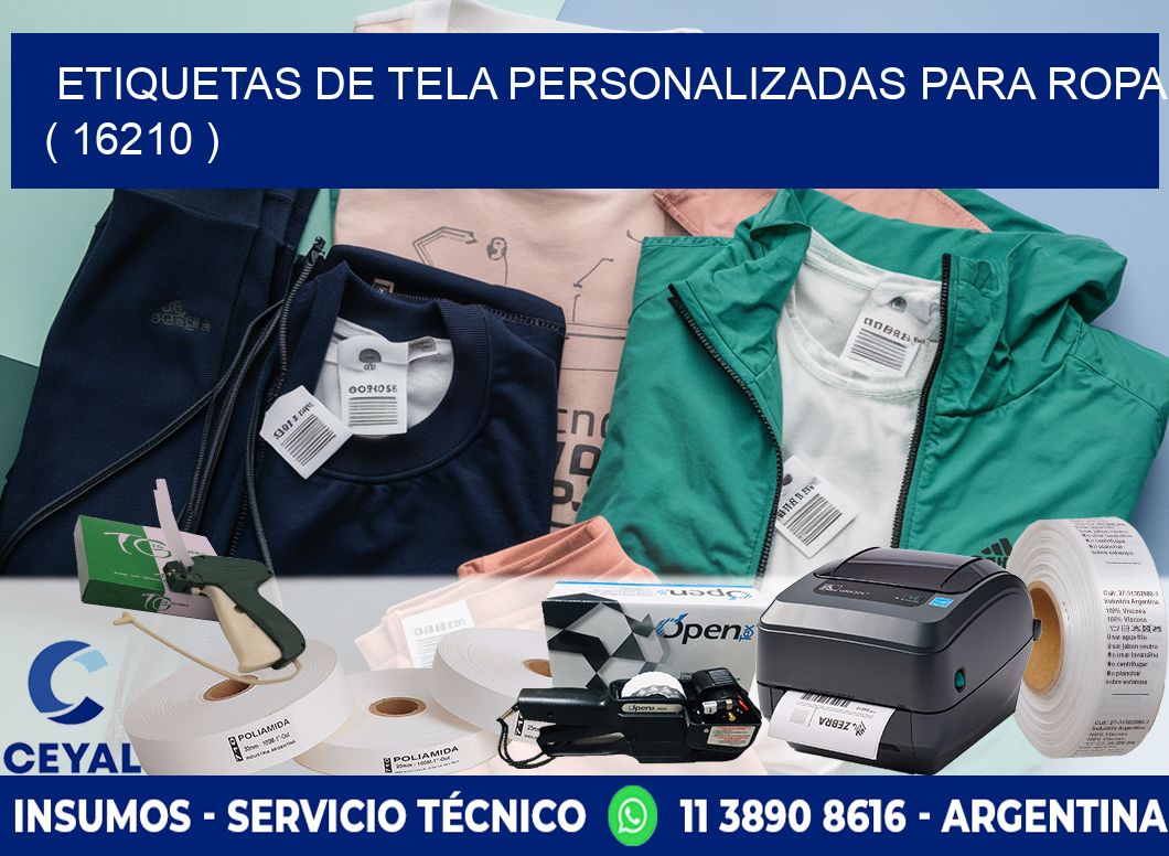 ETIQUETAS DE TELA PERSONALIZADAS PARA ROPA ( 16210 )