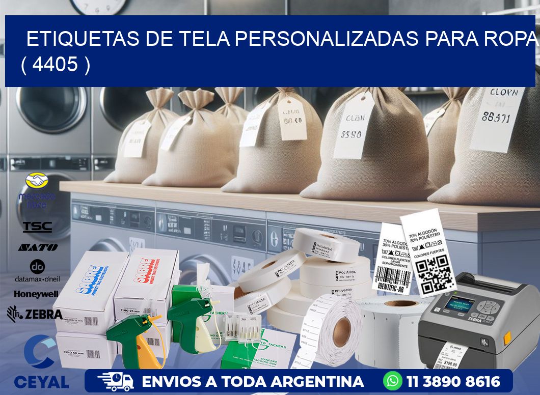 ETIQUETAS DE TELA PERSONALIZADAS PARA ROPA ( 4405 )