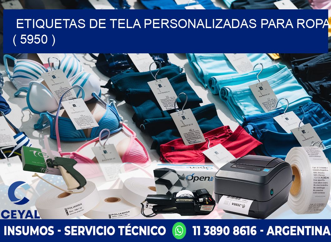 ETIQUETAS DE TELA PERSONALIZADAS PARA ROPA ( 5950 )