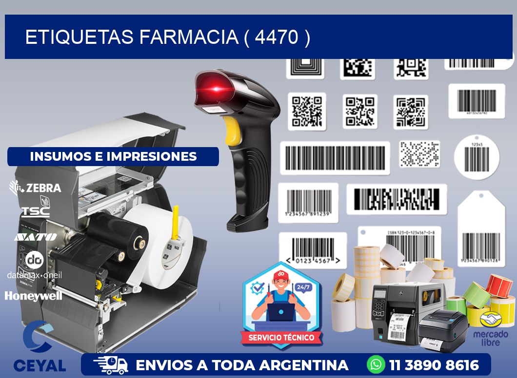 ETIQUETAS FARMACIA ( 4470 )