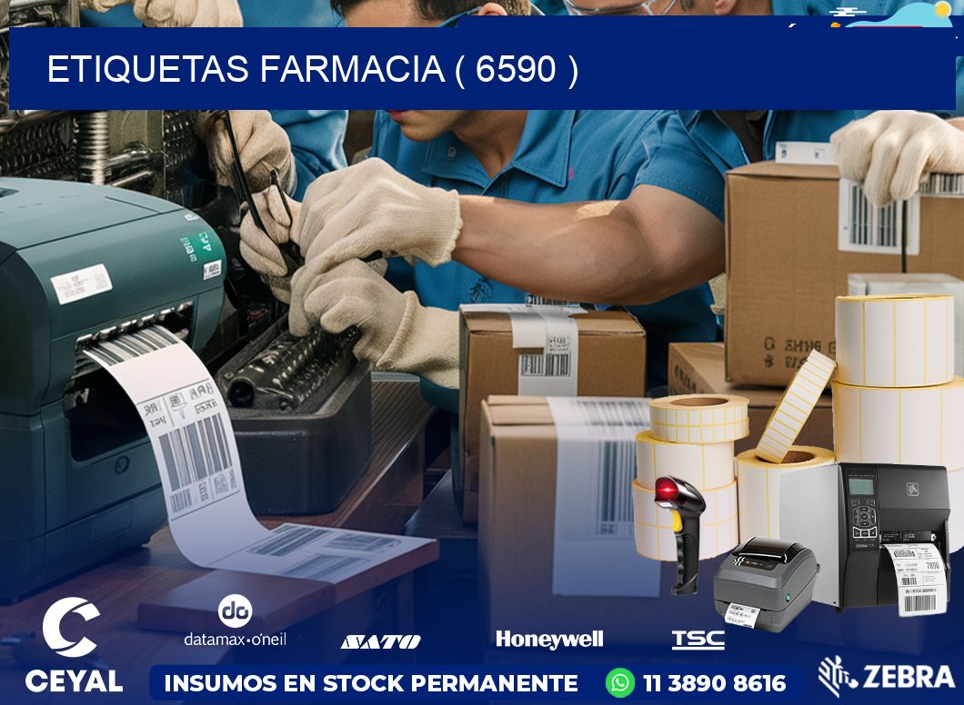 ETIQUETAS FARMACIA ( 6590 )