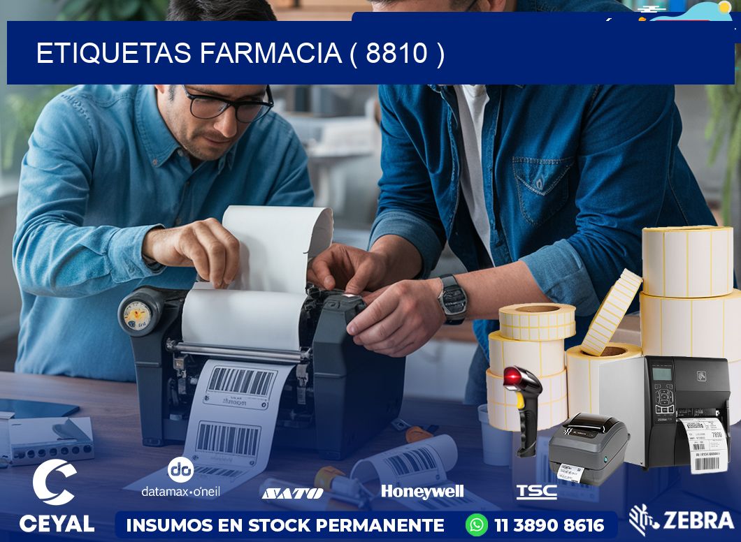 ETIQUETAS FARMACIA ( 8810 )