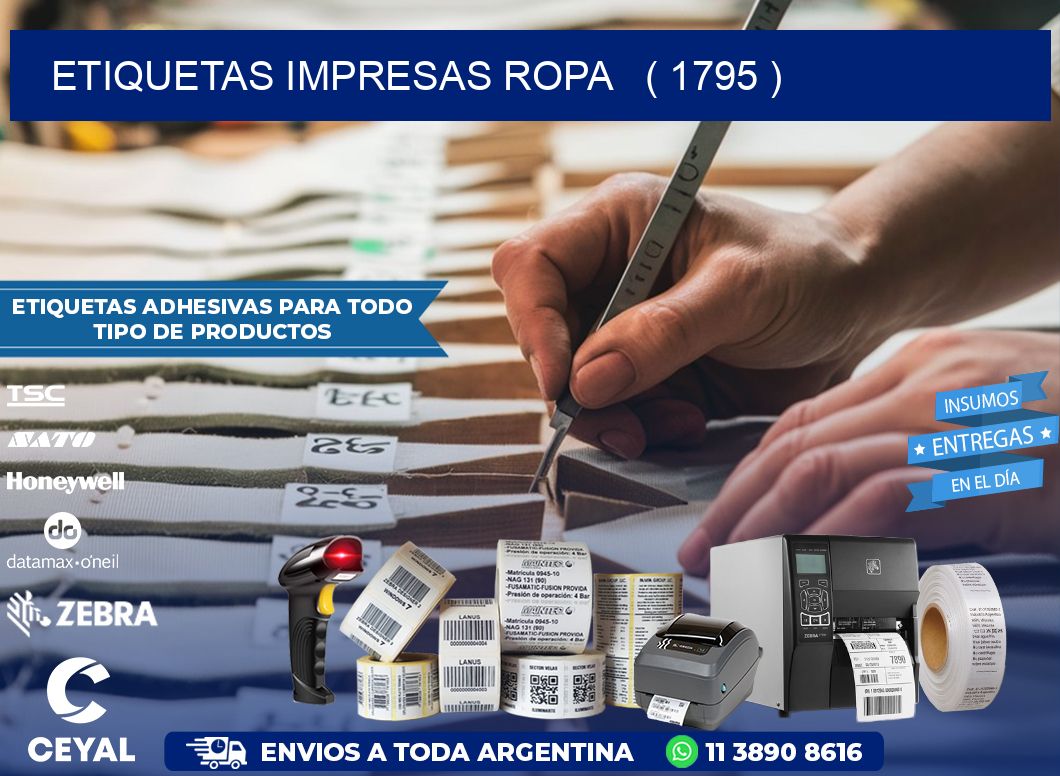 ETIQUETAS IMPRESAS ROPA   ( 1795 )