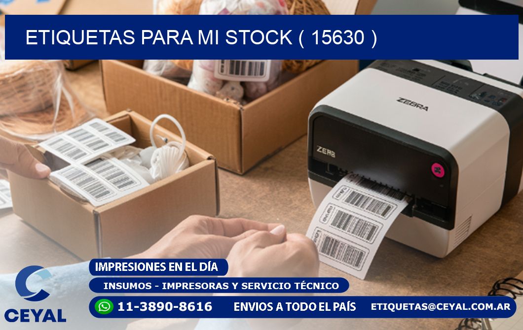 ETIQUETAS PARA MI STOCK ( 15630 )