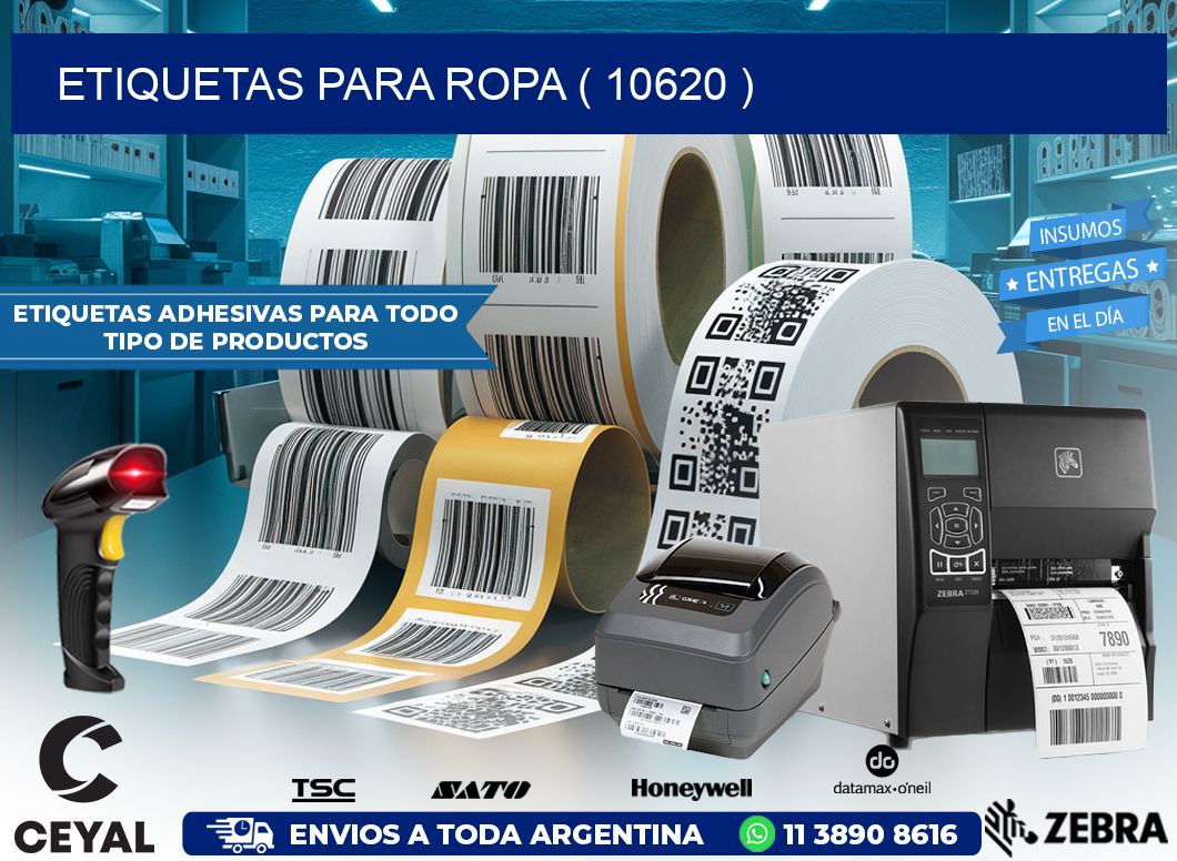 ETIQUETAS PARA ROPA ( 10620 )