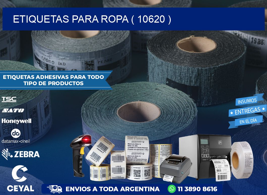 ETIQUETAS PARA ROPA ( 10620 )