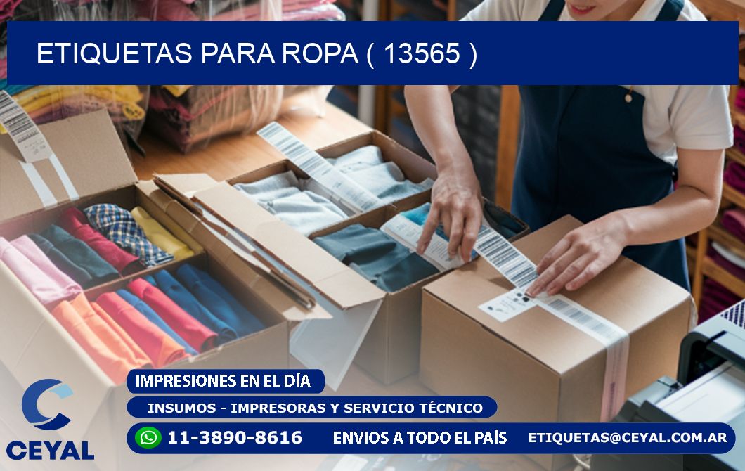 ETIQUETAS PARA ROPA ( 13565 )