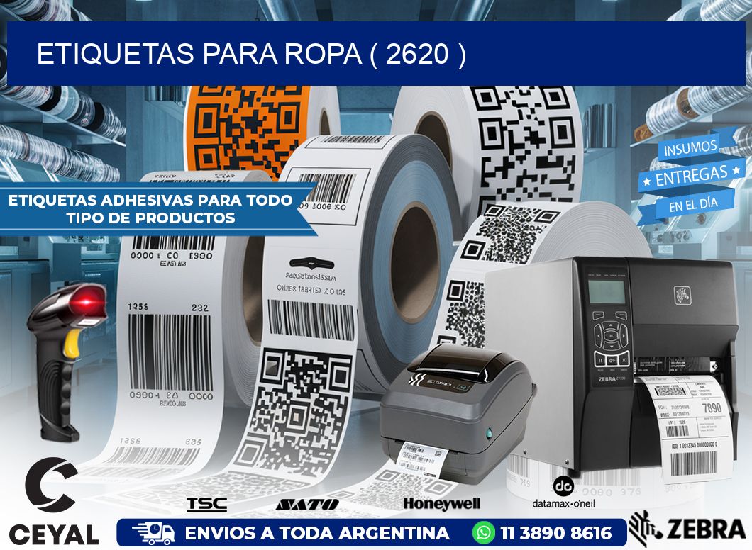 ETIQUETAS PARA ROPA ( 2620 )