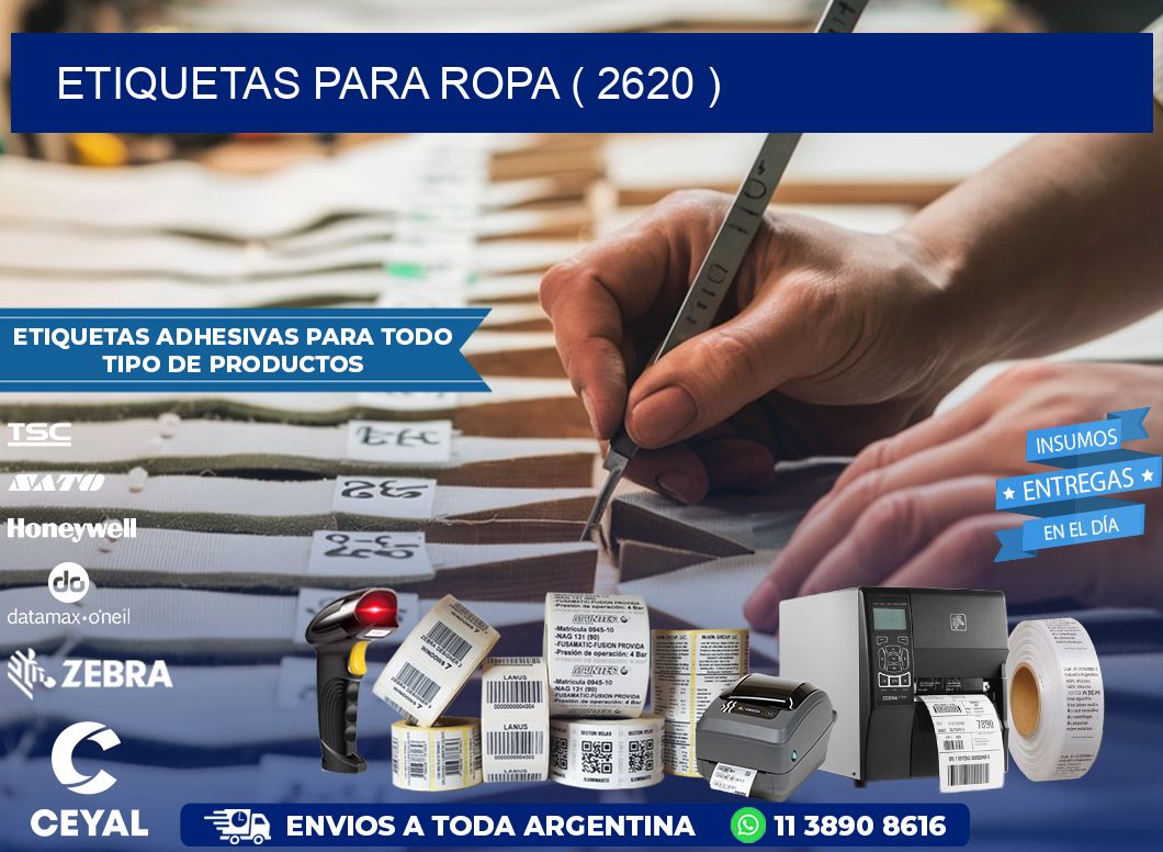 ETIQUETAS PARA ROPA ( 2620 )