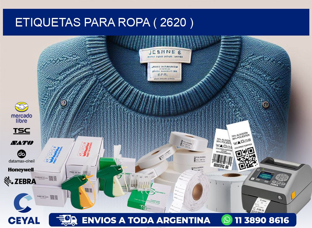 ETIQUETAS PARA ROPA ( 2620 )