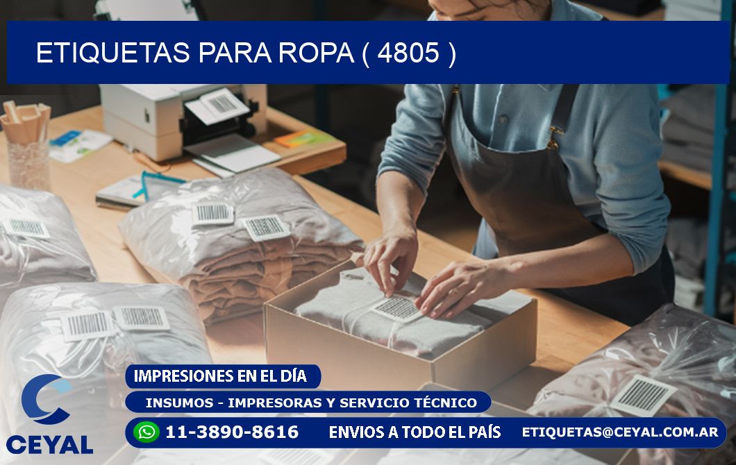 ETIQUETAS PARA ROPA ( 4805 )