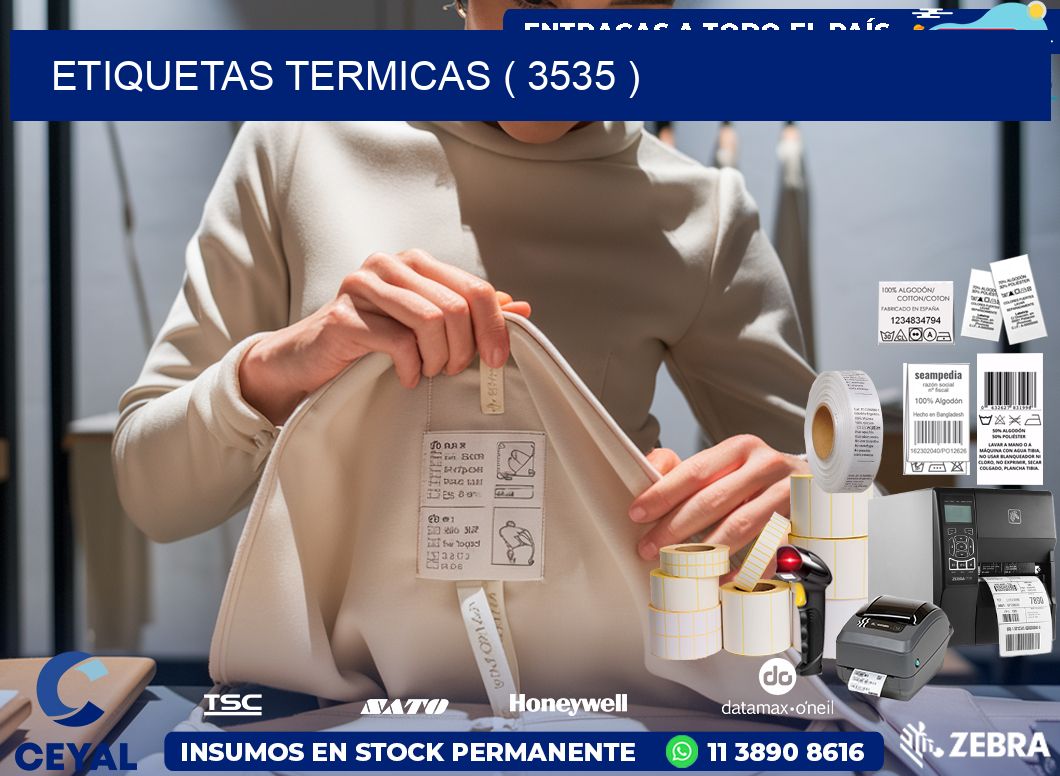 ETIQUETAS TERMICAS ( 3535 )