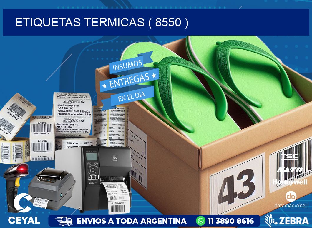 ETIQUETAS TERMICAS ( 8550 )