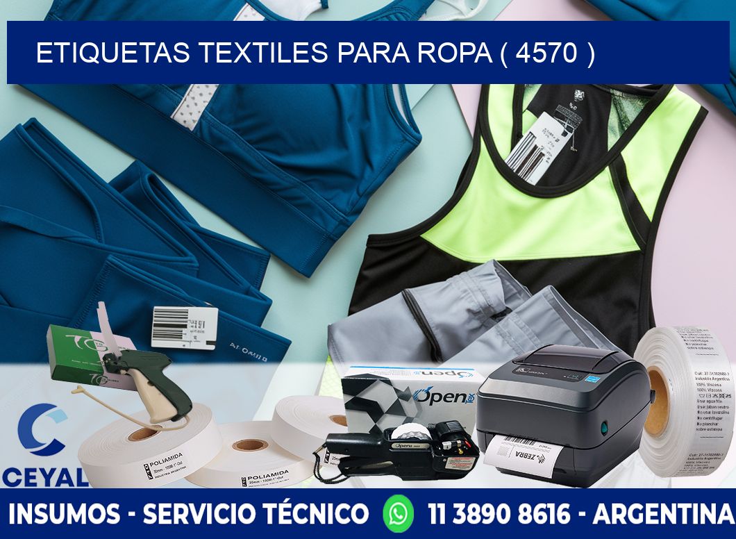 ETIQUETAS TEXTILES PARA ROPA ( 4570 )