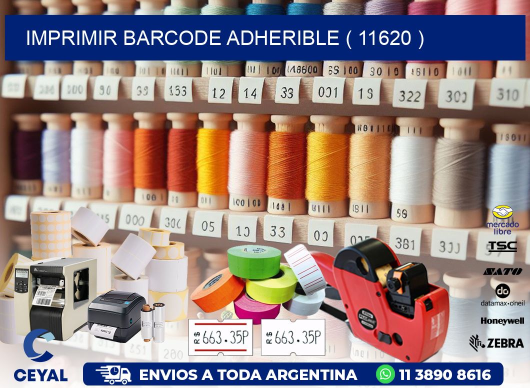 IMPRIMIR BARCODE ADHERIBLE ( 11620 )