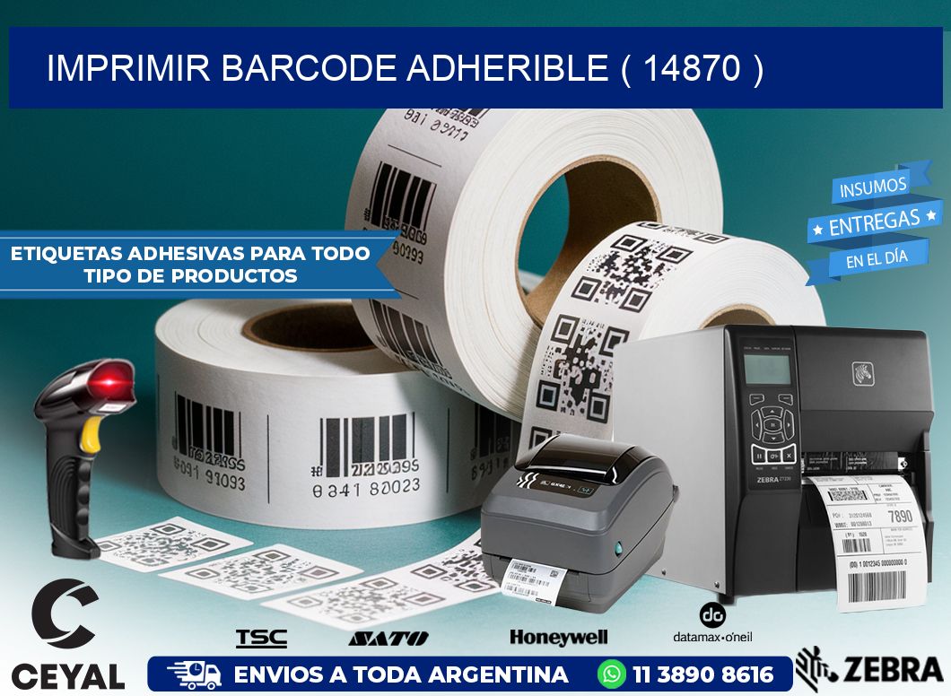 IMPRIMIR BARCODE ADHERIBLE ( 14870 )