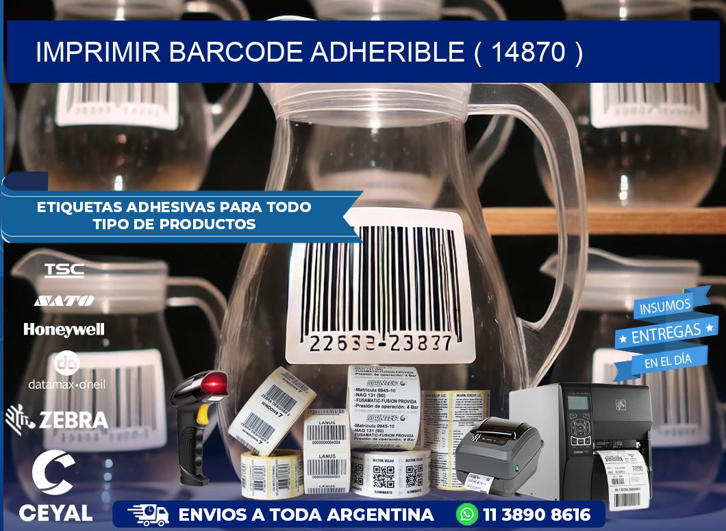 IMPRIMIR BARCODE ADHERIBLE ( 14870 )