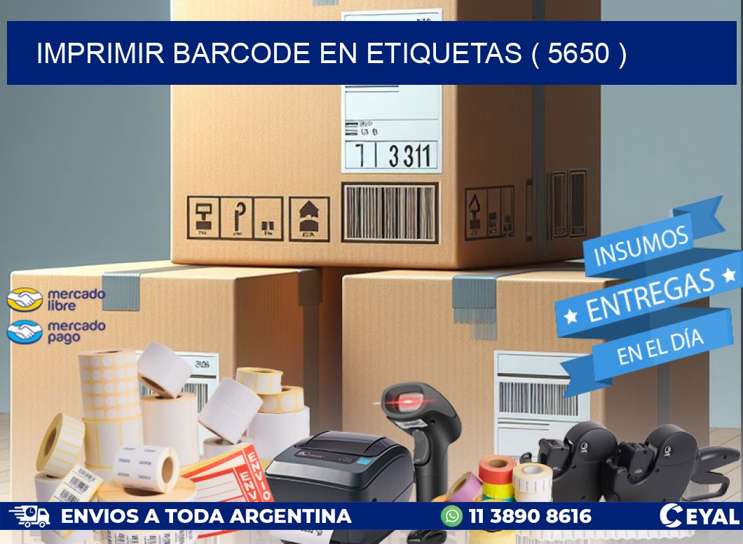 IMPRIMIR BARCODE EN ETIQUETAS ( 5650 )