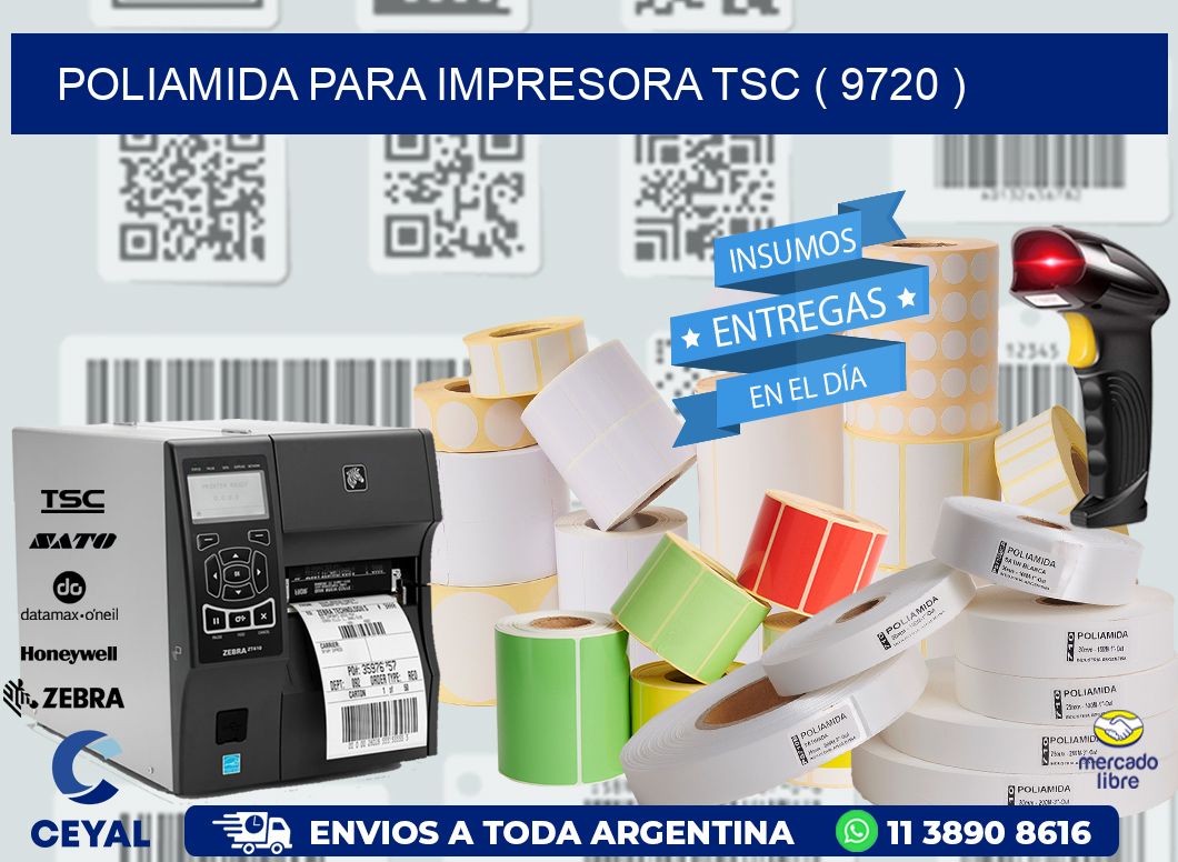 POLIAMIDA PARA IMPRESORA TSC ( 9720 )