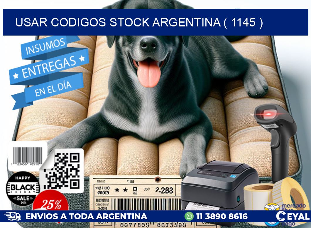 USAR CODIGOS STOCK ARGENTINA ( 1145 )