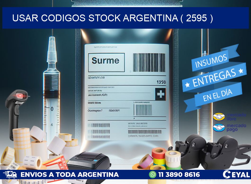 USAR CODIGOS STOCK ARGENTINA ( 2595 )