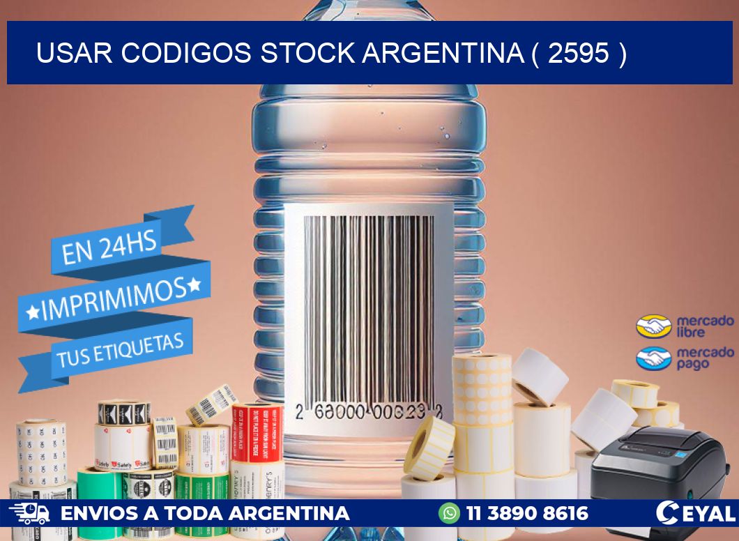 USAR CODIGOS STOCK ARGENTINA ( 2595 )