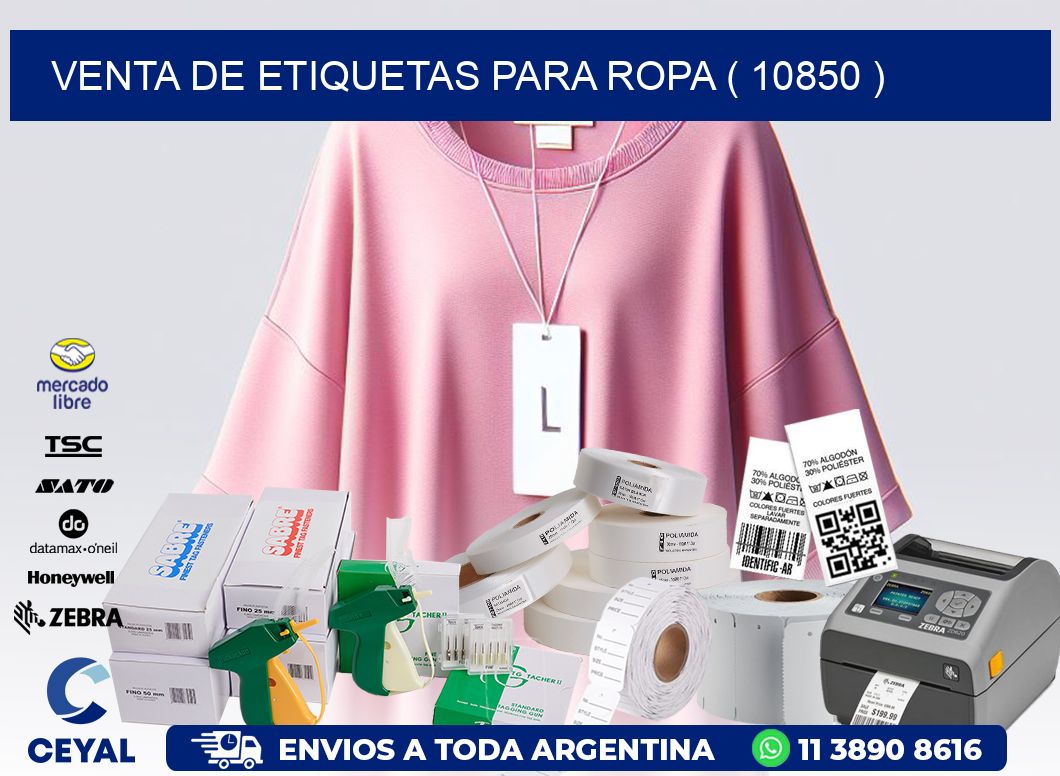 VENTA DE ETIQUETAS PARA ROPA ( 10850 )